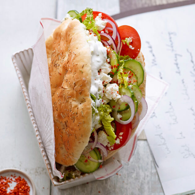 Vegetarisches Sandwich