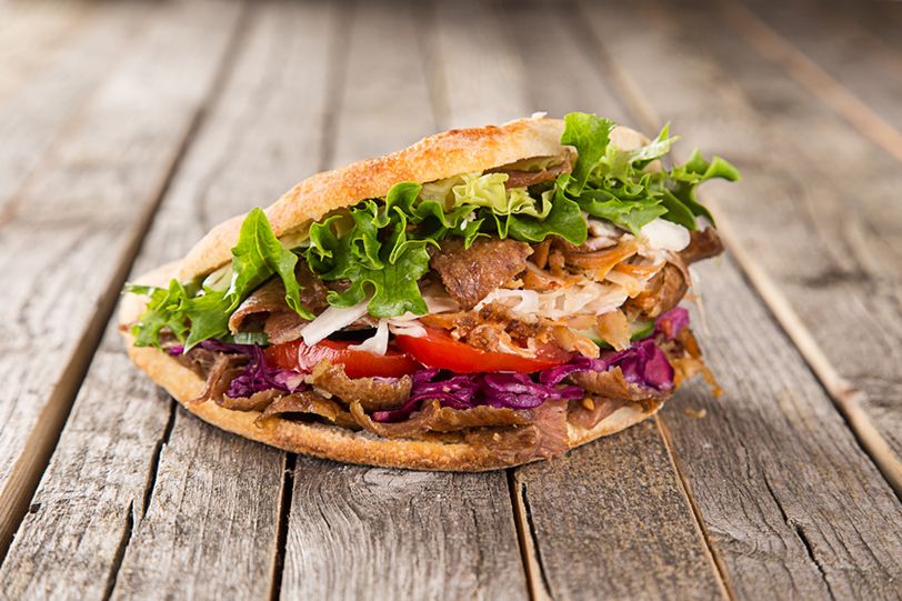 Drehspießsandwich klein